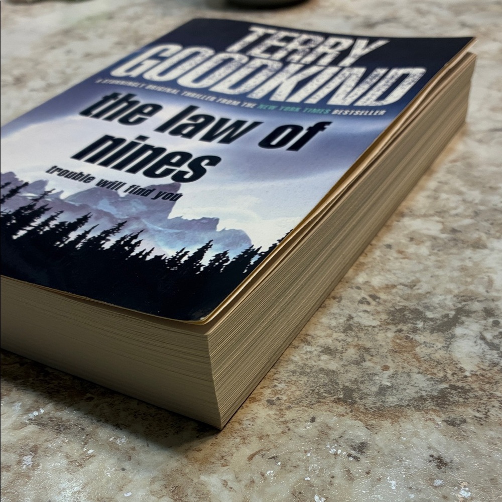 The Law of Nines by Terry Goodkind; Softcover Novel; Thriller; Fiction - Picture 4 of 4